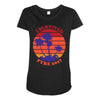 fyre 2017 Maternity Scoop Neck T-shirt