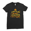 scary teacher costume Ladies Fitted T-Shirt