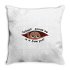 June Peeking Out Baby Boy Throw Pillow