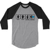 rock paper scissors hadouken 3/4 Sleeve Shirt