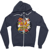 pokemon style dodge ball league Zipper Hoodie