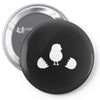 Chicken and Little Chick Pin-back button