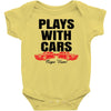 Plays With Cars Baby Bodysuit