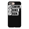 v6 swim bike run iPhone 8 Plus Case