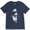 airbrushed stencil V-Neck Tee