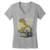 where words fail music speaks Women's V-Neck T-Shirt