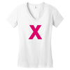 pink x Women's V-Neck T-Shirt