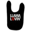 llama lovin' lover Baby Bibs