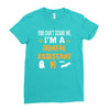 dental assistant Ladies Fitted T-Shirt