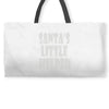 santa's little helper Weekender Totes