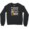 best cat mom Crewneck Sweatshirt