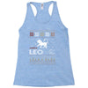 santa leo christmas ugly t shirts Racerback Tank