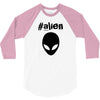 alien funny tshirt 3/4 Sleeve Shirt