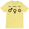 man woman geek symbols T-Shirt