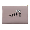 stop following me monkey Accessory Pouches