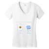 select your monday Women's V-Neck T-Shirt