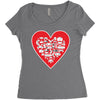 LOVE GAMES Women's Triblend Scoop T-shirt