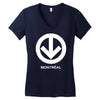 montreal metro Women's V-Neck T-Shirt