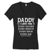 I Love You Daddy Women's V-Neck T-Shirt
