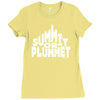 summit or plummet Ladies Fitted T-Shirt