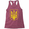 ukrainian ukraine coat of arms country flag Racerback Tank