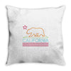 neon sign california Throw Pillow