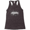 i'am cool engineer trust me Racerback Tank
