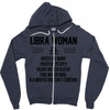 Libra Woman Zipper Hoodie