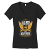 All Men Are Created Equal But Only The Best Are Born In November Women's V-Neck T-Shirt