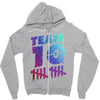 Team 10 Nigt Bubles New Design Zipper Hoodie