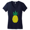 pineapple Women's V-Neck T-Shirt