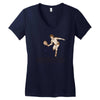 racquetball Women's V-Neck T-Shirt