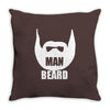 man beard Throw Pillow
