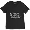 Red Sparrow V-Neck Tee