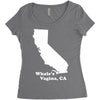 Whale's Vagina CA Women's Triblend Scoop T-shirt