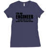 engineer funny t shirt engineers are never wrong t shirt shirt funny t Ladies Fitted T-Shirt