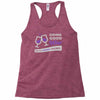 good wine good friends Racerback Tank