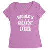 worlds greatest farter funny fathers day new men t shirt w10 Women's Triblend Scoop T-shirt