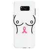 breast with pink ribbon Samsung Galaxy S8