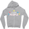 I Hate People Zipper Hoodie
