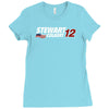 stewart colbert '12 Ladies Fitted T-Shirt