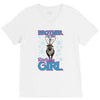 brother of the birthday girl V-Neck Tee