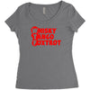 funny  wtf, ideal birthday present or gift Women's Triblend Scoop T-shirt