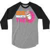 She Wants The D Dunkin Donuts 3/4 Sleeve Shirt