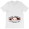 February Peeking Out Baby Boy T-Shirt