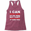 i can explain it to you but i can't understand it for you Racerback Tank