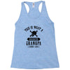 This is What a Badass Grandpa Looks Like Racerback Tank