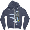 rain, rain, go away Zipper Hoodie