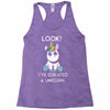 look i've created a unicorn Racerback Tank