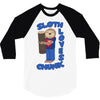 sloth loves chunk 3/4 Sleeve Shirt